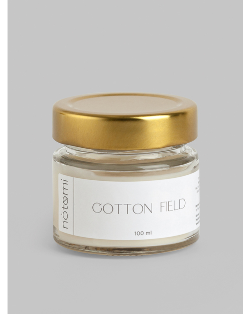 Свеча в банке Notomi Cotton Field, 100мл