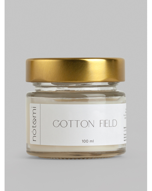 Свеча в банке Notomi Cotton Field, 100мл