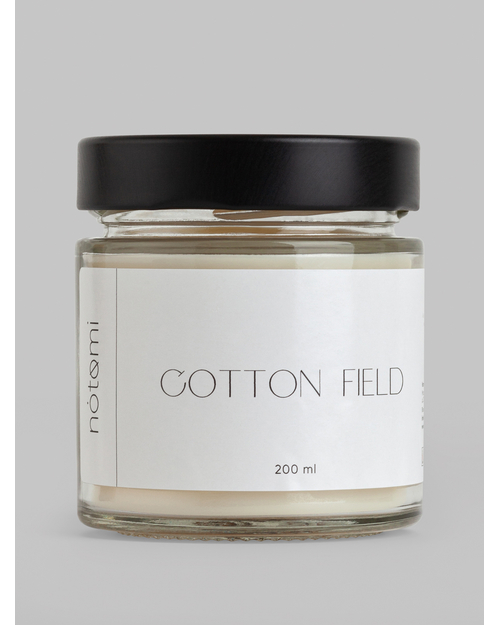 Свеча в банке Notomi Cotton Field, 200мл