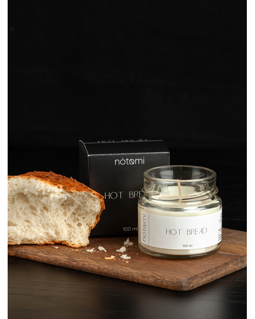 Свеча в банке Notomi Hot Bread, 100мл