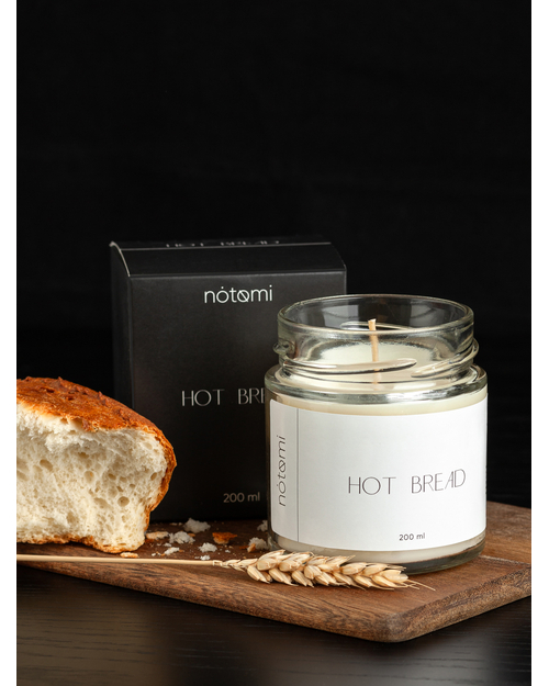 Свеча в банке Notomi Hot Bread, 200мл