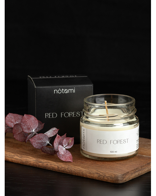 Свеча в банке Notomi Red Forest, 100мл