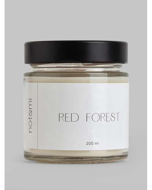 Свеча в банке Notomi Red Forest, 200мл