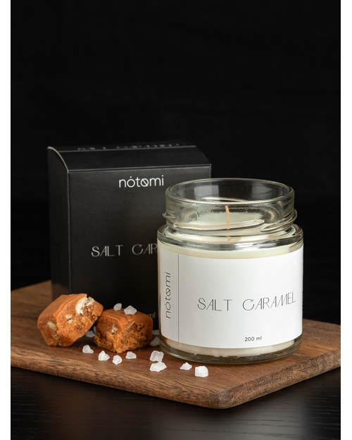 Свеча в банке Notomi Salt Caramel, 200мл