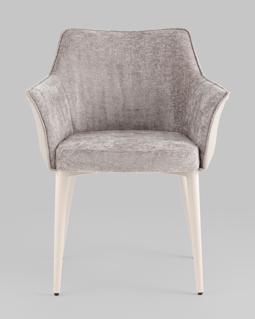 Стул обеденный Feston букле с экокожей слоновая кость