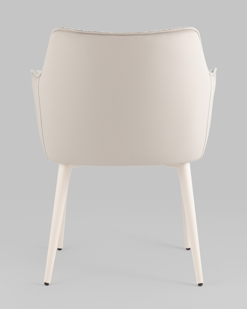 Стул обеденный Feston букле с экокожей слоновая кость