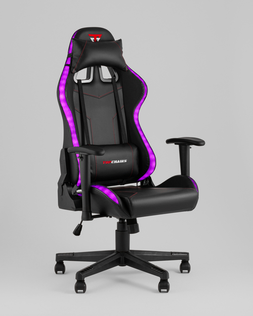 Кресло спортивное с подсветкой TopChairs GMM-080 черный