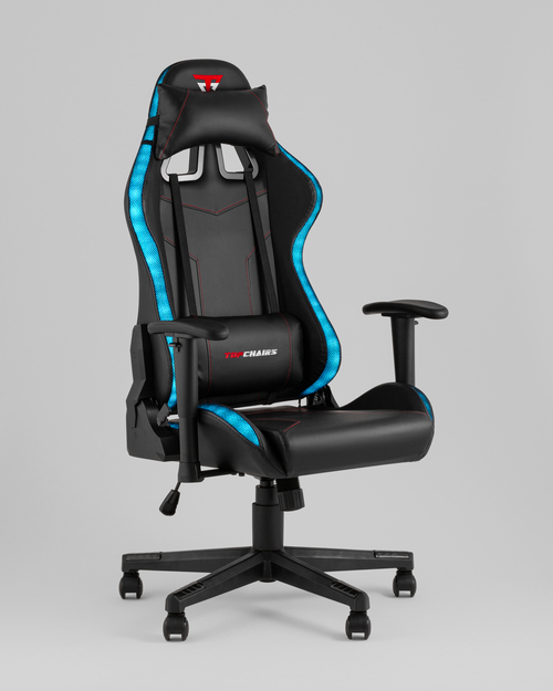 Кресло спортивное с подсветкой TopChairs GMM-080 черный