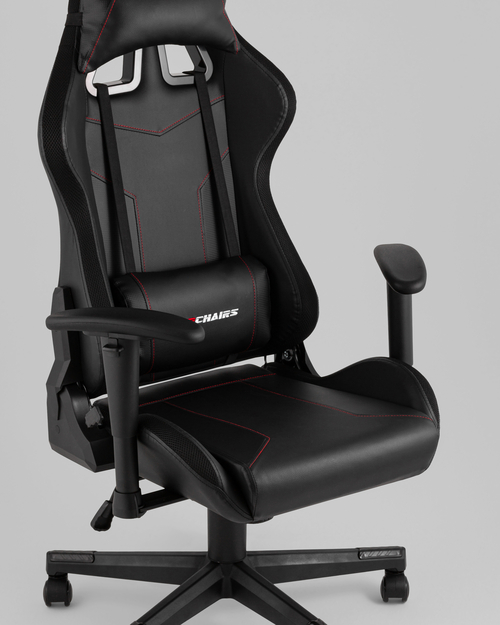 Кресло спортивное с подсветкой TopChairs GMM-080 черный
