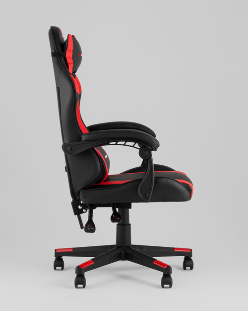 Кресло спортивное TopChairs Commander черно-красный