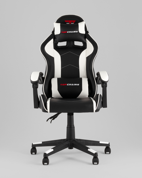Кресло спортивное TopChairs Shadow черно-белый