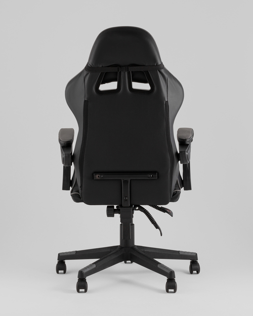 Кресло спортивное TopChairs Shadow черно-серый
