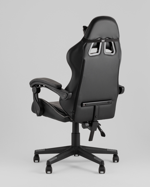 Кресло спортивное TopChairs Shadow черно-серый