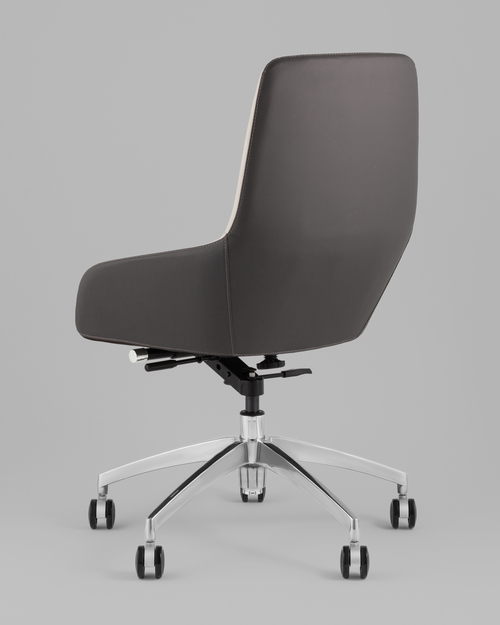 Кресло офисное TopChairs Soulo бежевый, серый