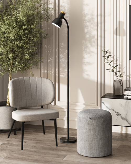 Торшер для чтения Moderli V11050-1F Shades, черный