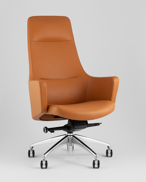 Кресло руководителя TopChairs Ferris коричневое