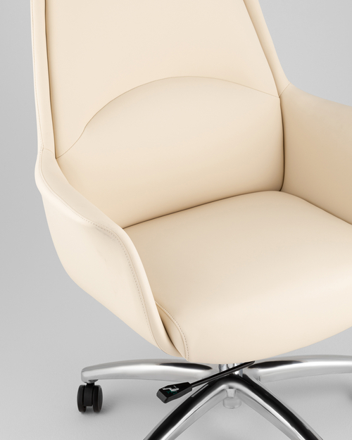 Кресло руководителя TopChairs Viking NEW бежевое