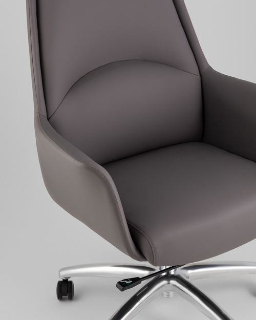 Кресло руководителя TopChairs Viking NEW серое