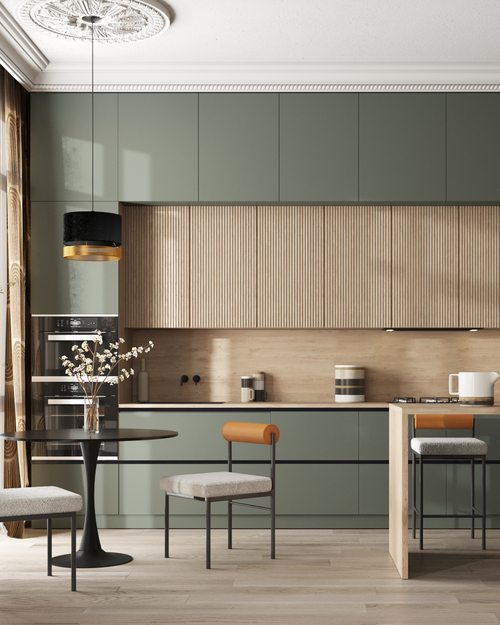 Стул полубарный Балла бежевый на металлических ножках