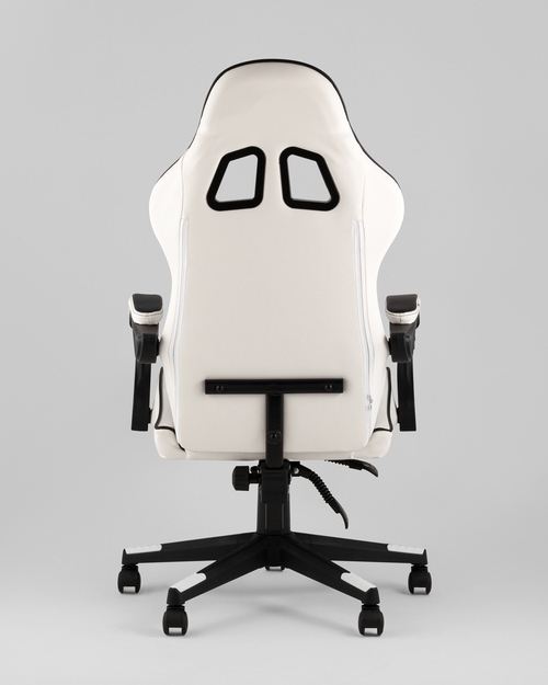 Кресло спортивное TopChairs Shadow бело-черный