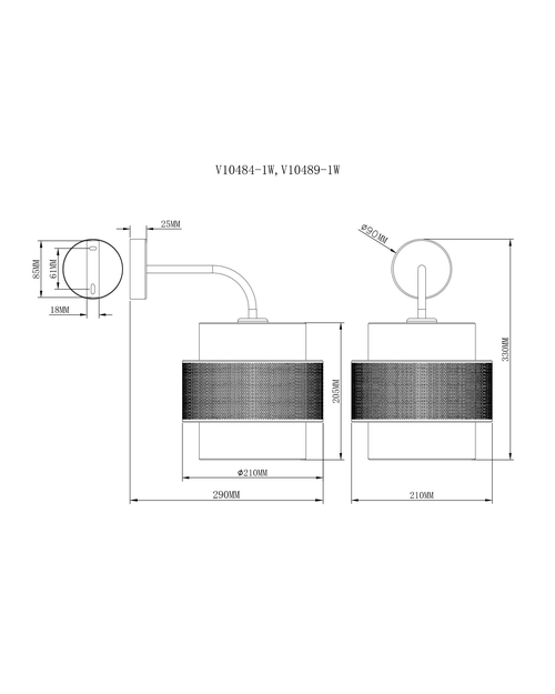 Бра Moderli V10484-1W Gela
