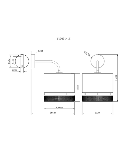 Бра Moderli V10631-1W Gela