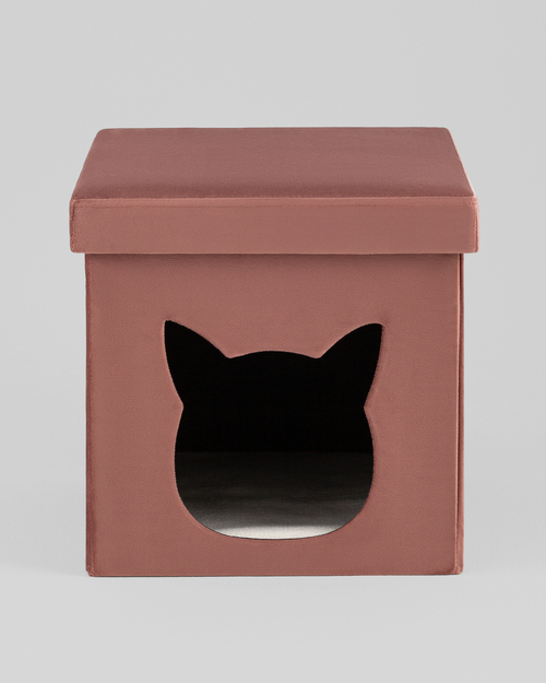 Пуф складной с ящиком Store Pet розовый