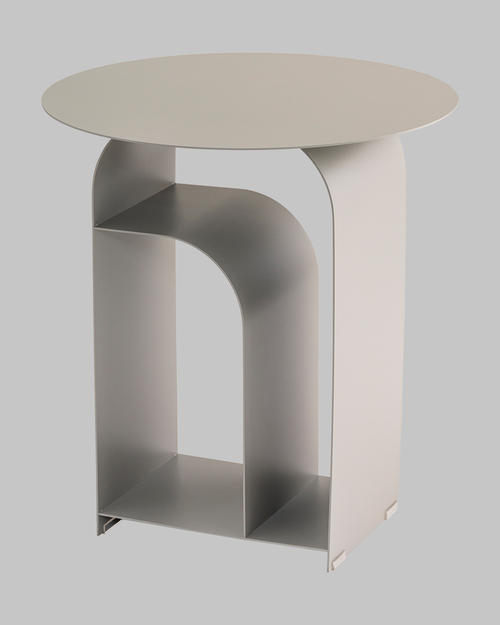 Журнальный столик Arwel металл серый