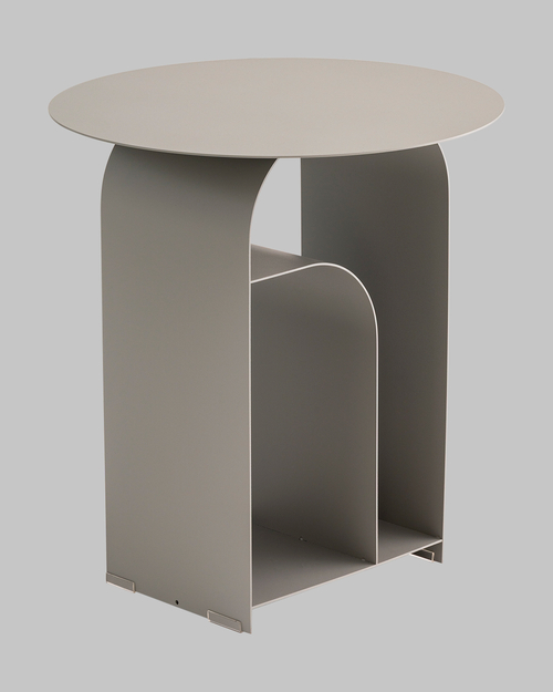 Журнальный столик Arwel металл серый