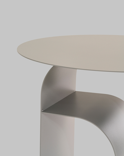 Журнальный столик Arwel металл серый