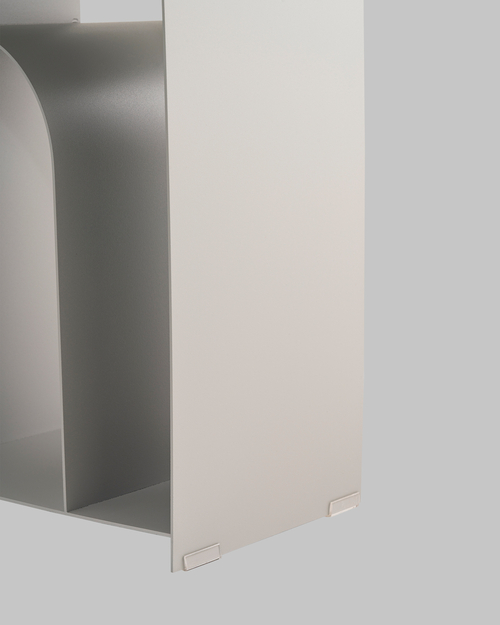 Журнальный столик Arwel металл серый