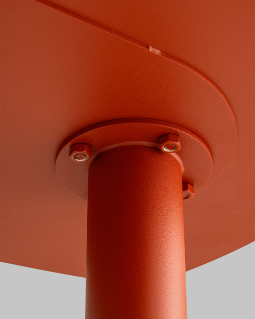 Журнальный столик Eanna S металл красный