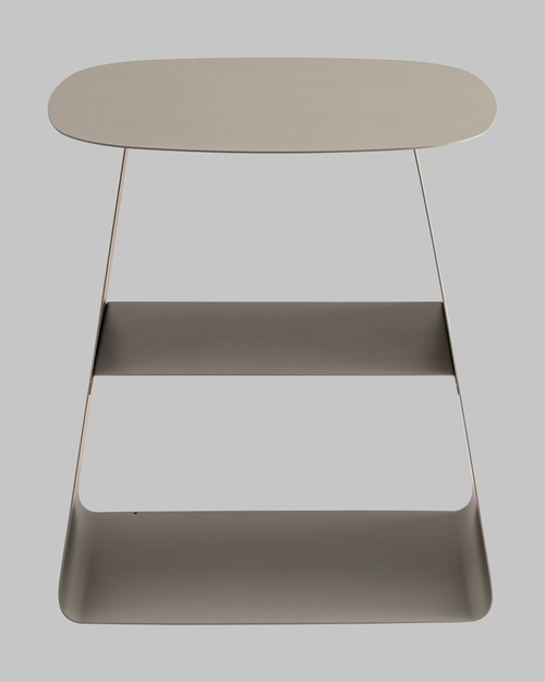 Журнальный столик Leyre металл серый