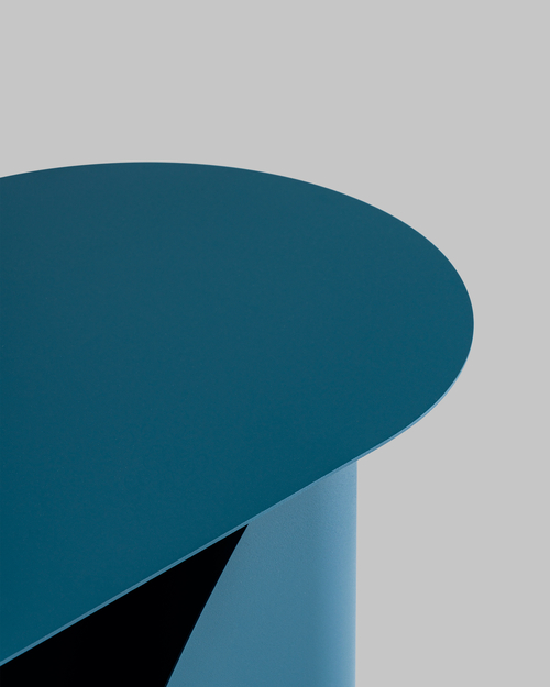 Журнальный столик Yvaine металл синий