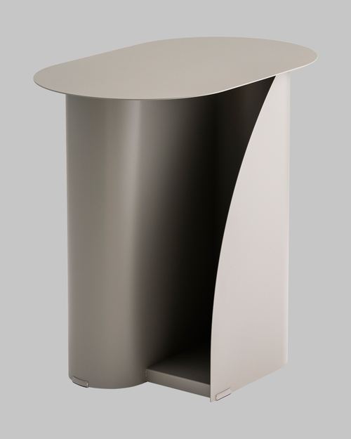 Журнальный столик Yvaine металл серый