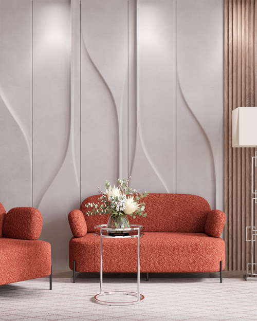 Журнальный столик Гестия 41*60 см серебро