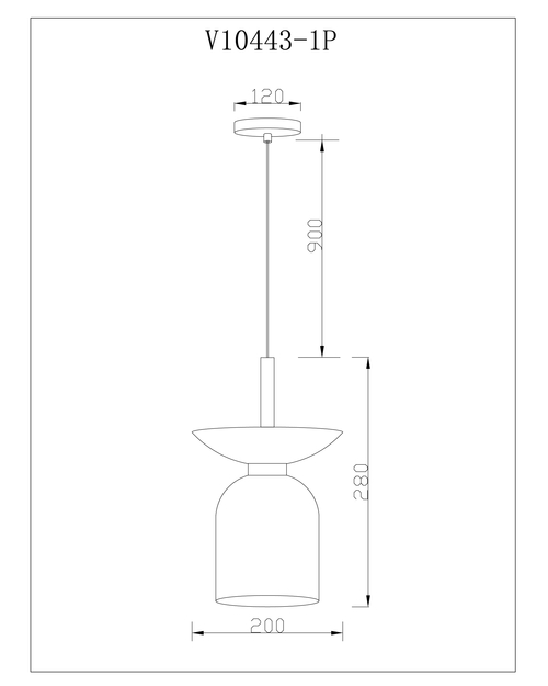 Светильник подвесной Moderli V11554-1P Lecce