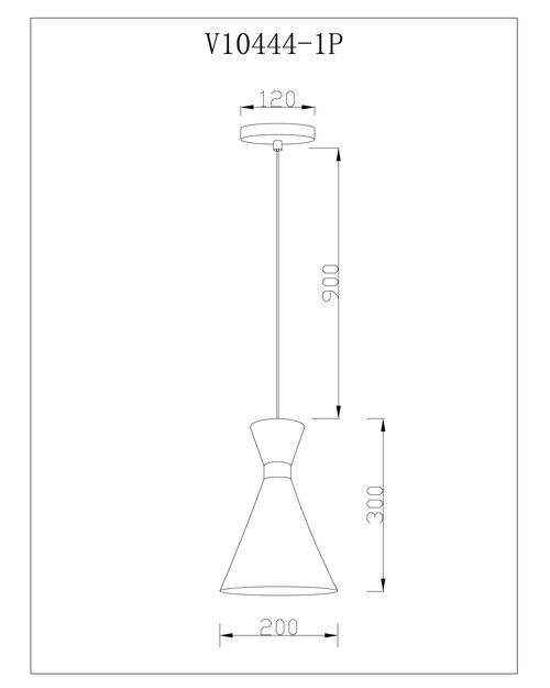 Светильник подвесной Moderli V11555-1P Pesaro