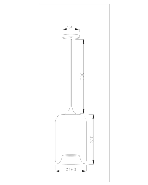 Светильник подвесной Moderli V11534-1P Scrum