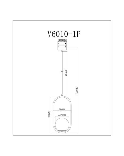 Светильник подвесной Moderli V11585-1P Klaster