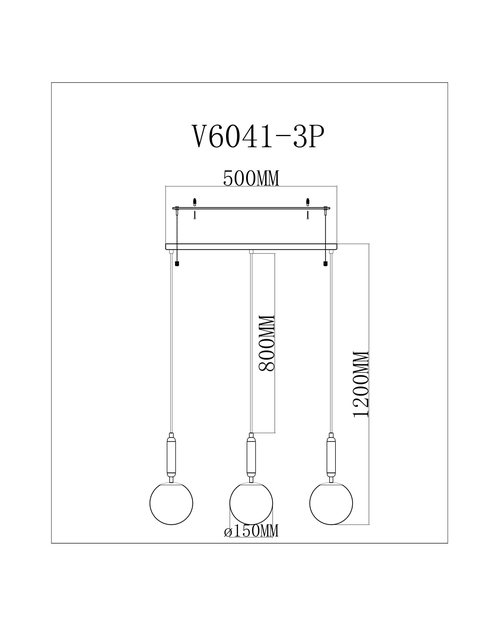 Светильник подвесной Moderli V11566-3P Scrumbel