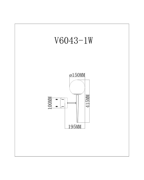 Светильник настенный Moderli V11562-1W Scrumbel