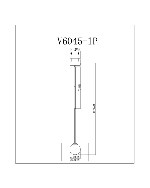 Светильник подвесной Moderli V11570-1P Scrumbel