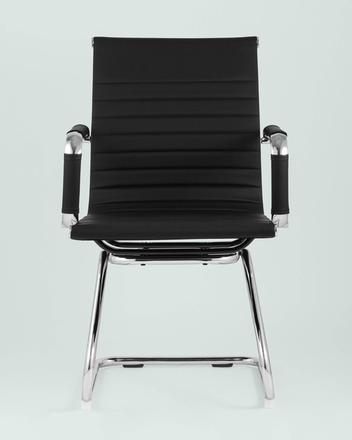Кресло для посетителей TopChairs Visit черное 2 шт.