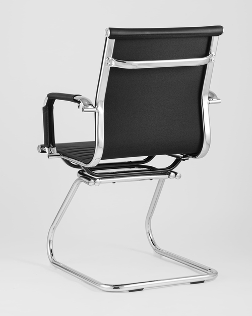 Кресло для посетителей TopChairs Visit черное 2 шт.
