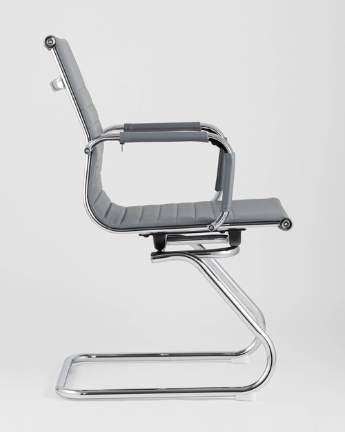 Кресло для посетителей TopChairs Visit серое 2 шт.