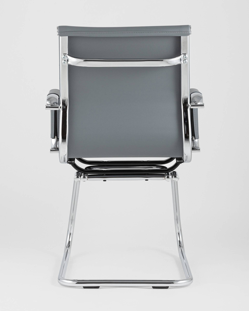 Кресло для посетителей TopChairs Visit серое 2 шт.