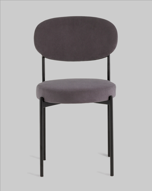 Стул Бриф DD велюр тёмно-серый