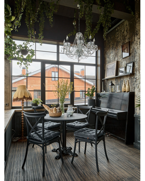 Стул Кроссо пластиковый черный