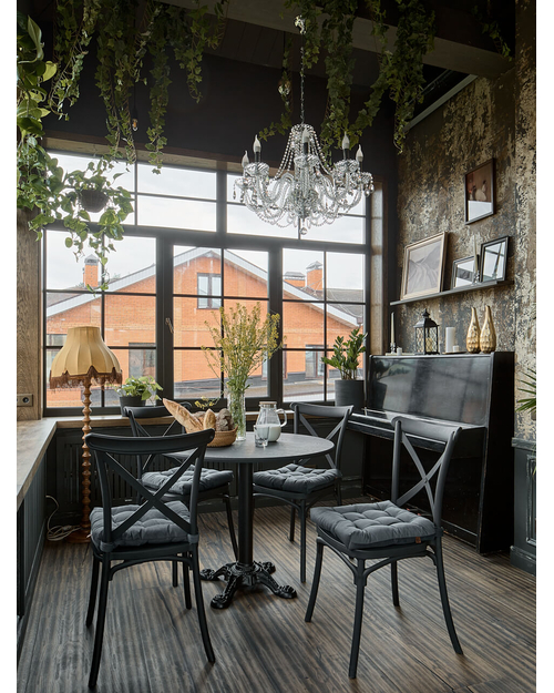 Стул Кроссо пластиковый черный